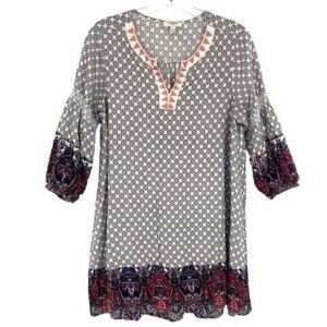 Umgee Boho Embroidered Peasant Dress